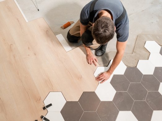 Flooring installation services in Eagle River